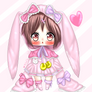 Chibi [ BG : Pink Baby Bunny : My OC ]