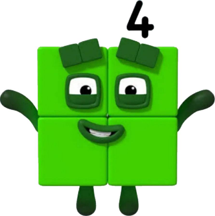 Numberblocks Four by Nicole-2009 on DeviantArt