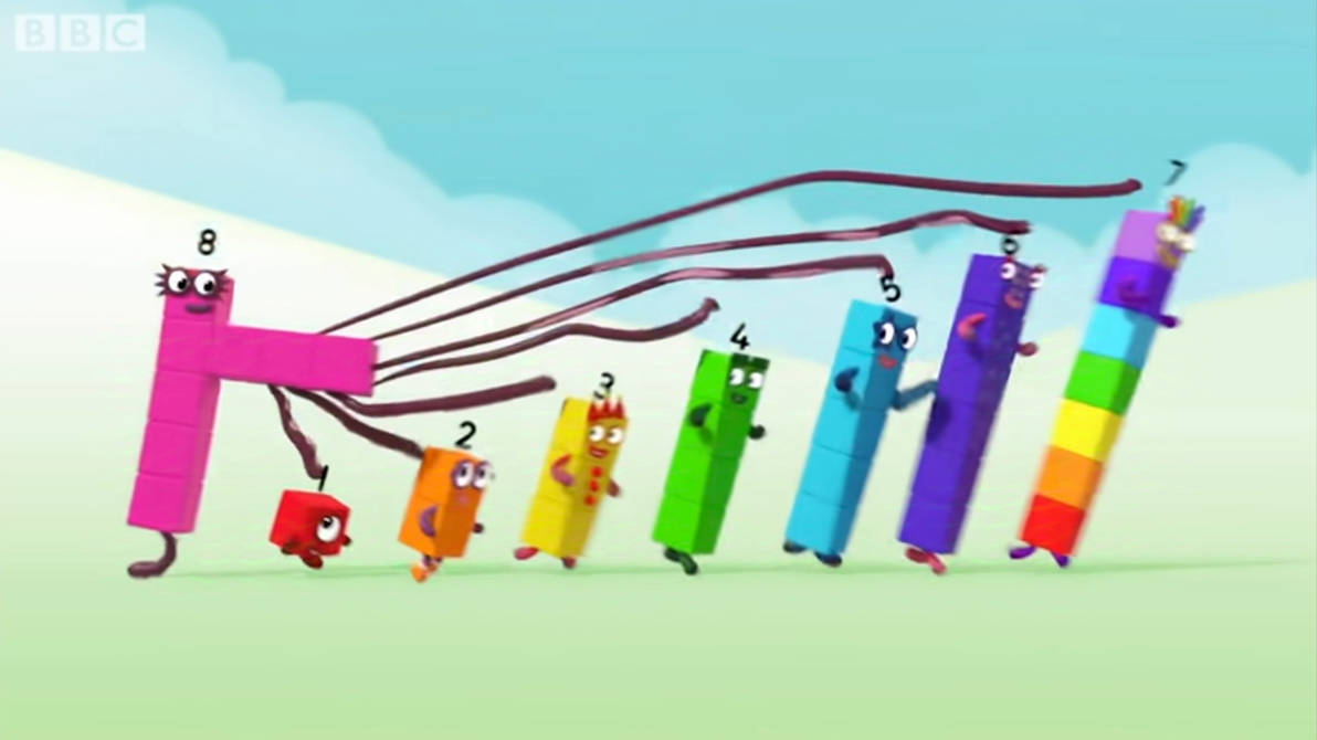 Numberblocks Eight Tickle Chasing by Nicole-2009 on DeviantArt