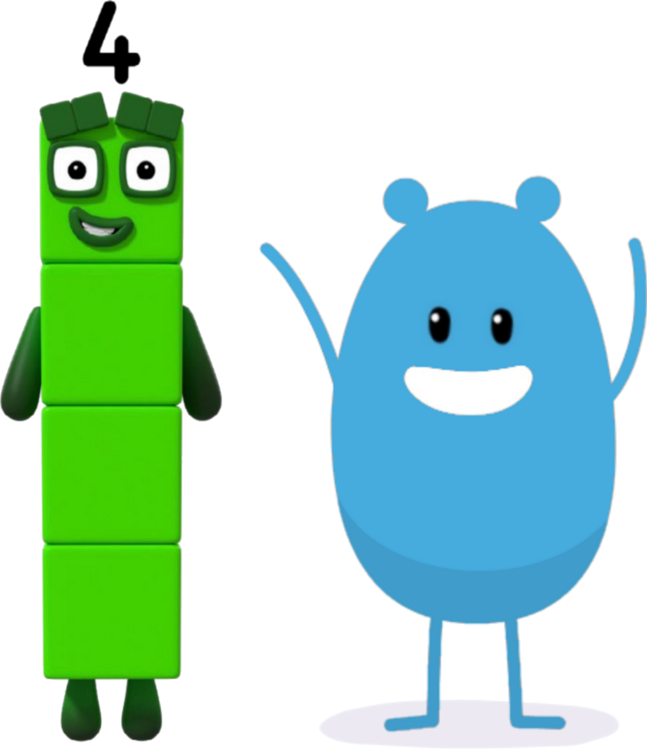 Numberblocks Four x Dimwit by Nicole-2009 on DeviantArt