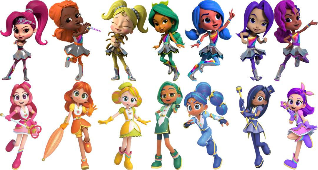 Rainbow Rangers and Rainbow Bubblegum by Nicole-2009 on DeviantArt