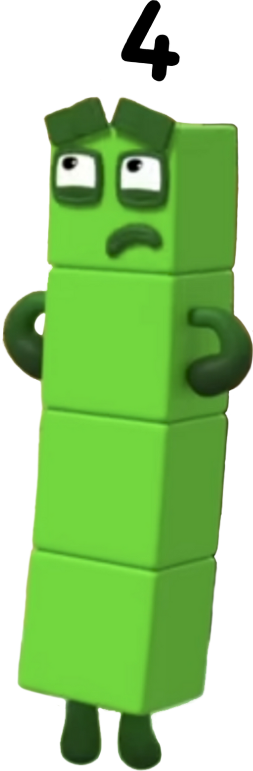Numberblocks Four by Nicole-2009 on DeviantArt