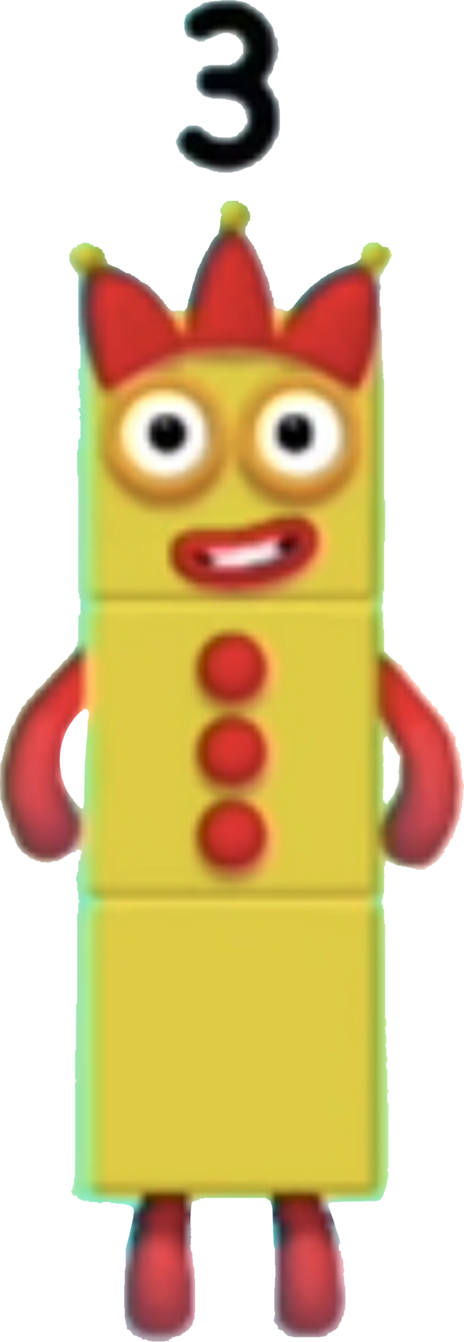 Number 3 Mod Numberblocks Three by Nicole-2009 on DeviantArt