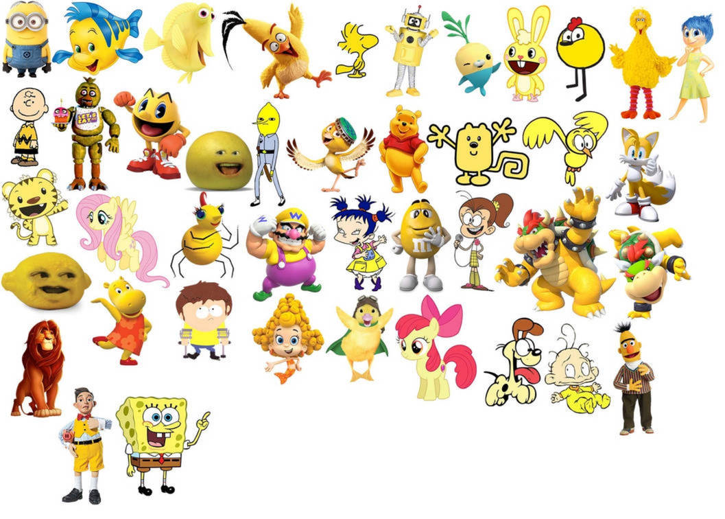 Yellow Characters by Nicole-2009 on DeviantArt