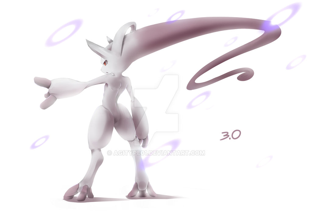 Agitype01 Mewthree by Agitype01 on DeviantArt
