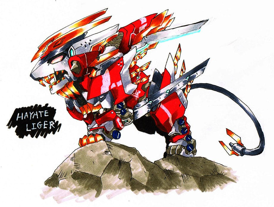 Agitype01 Zoids Hayate Liger TOMY Zoids Genesis Hayate Liger Special Edition