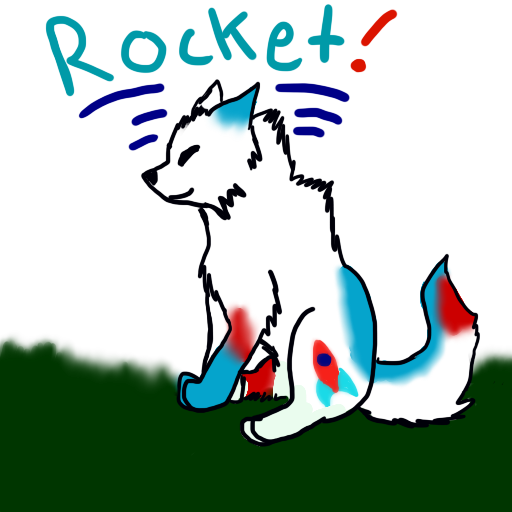 Rocket The wolf