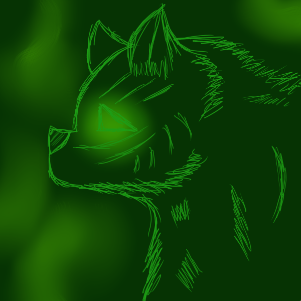 Green Wolf Spirit