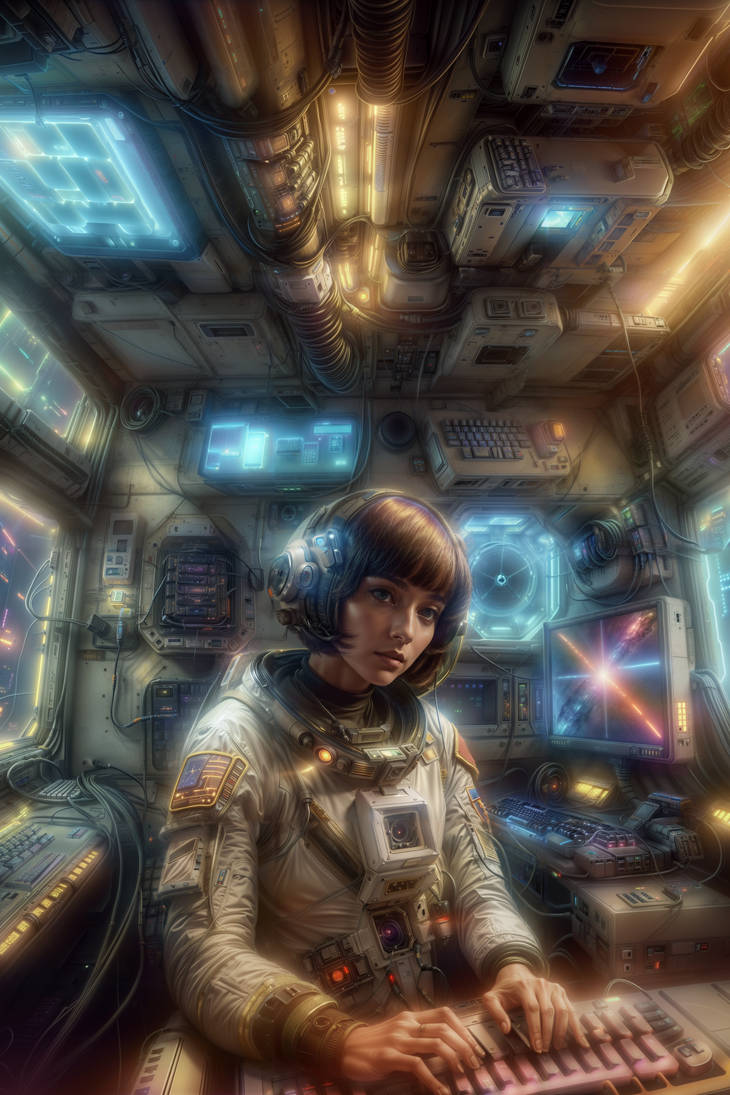 it's lonely in space by rekert on DeviantArt