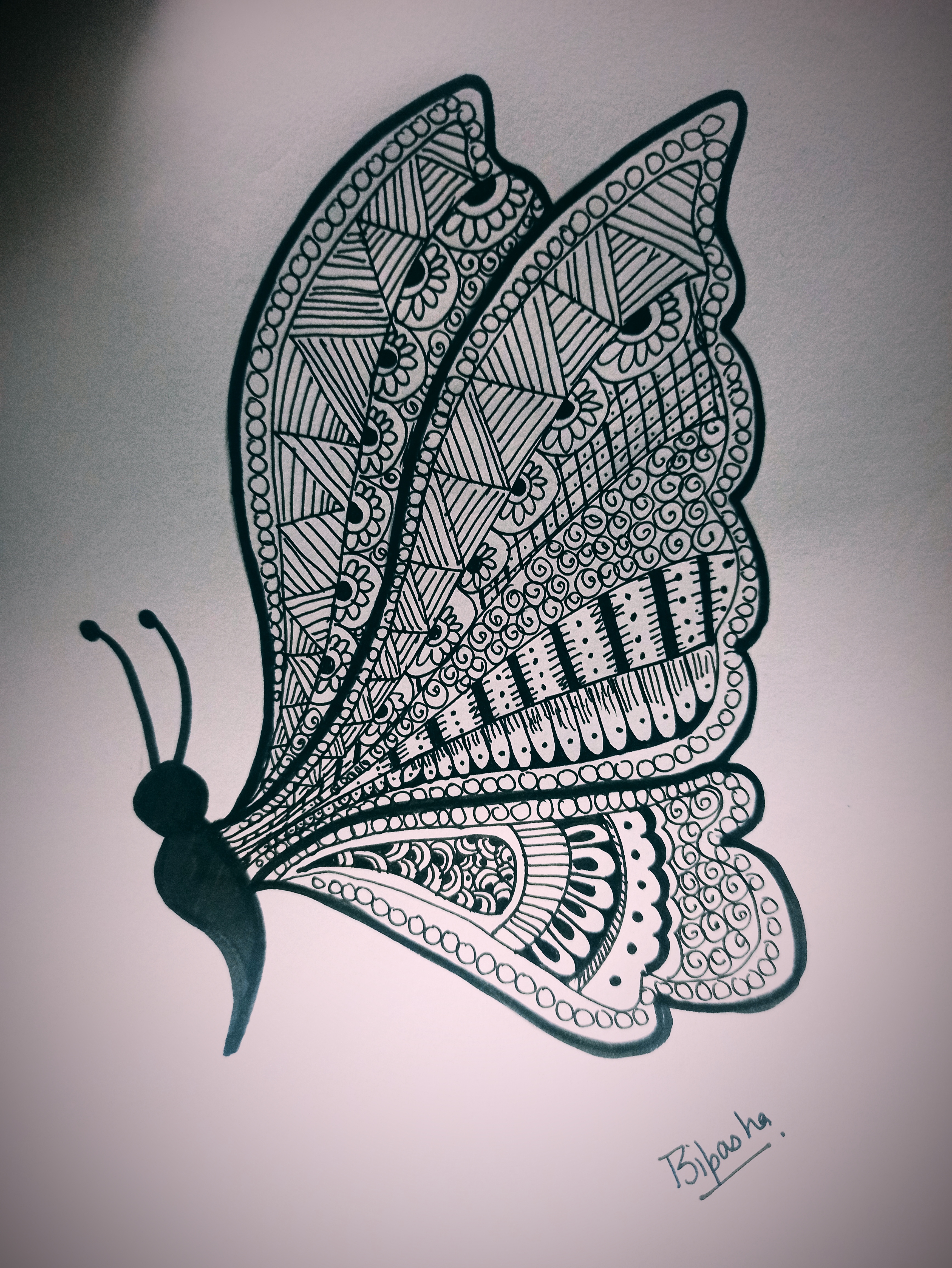 Butterfly Mandala Art by TheArtLoverss on DeviantArt