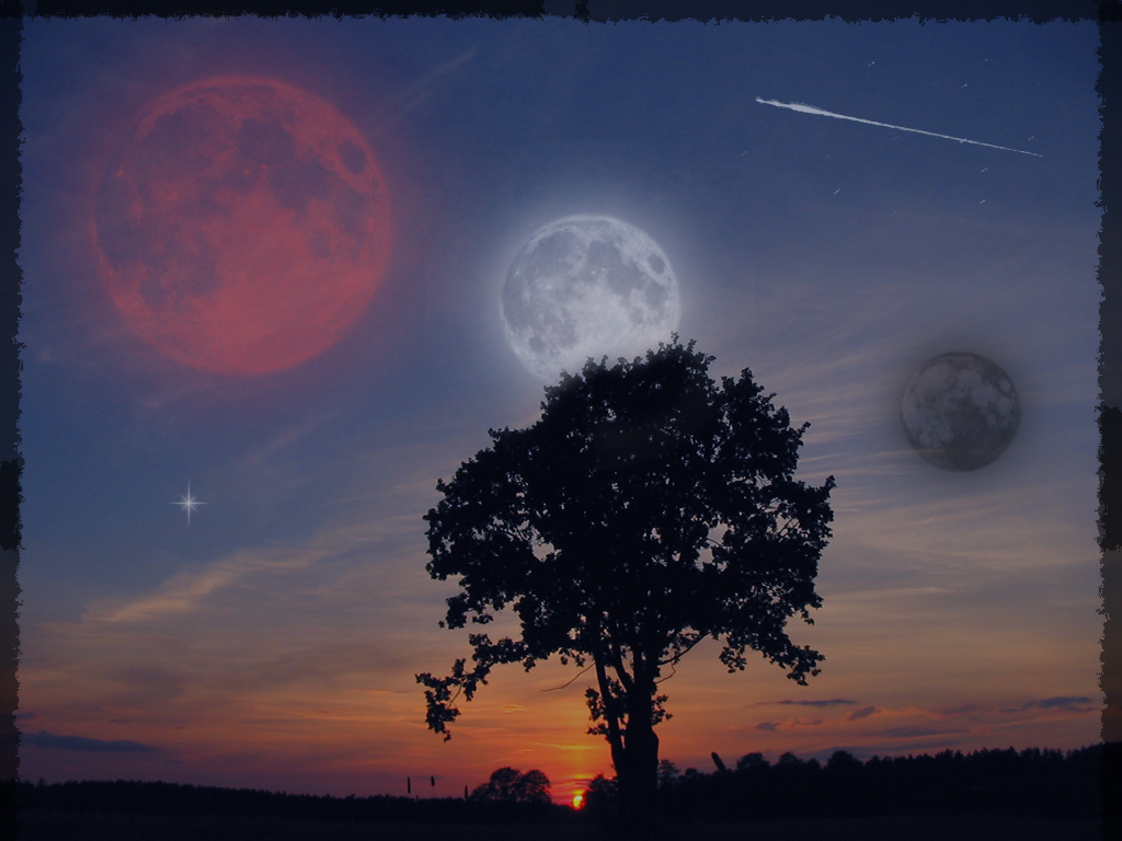 Under three Moons by fleurdemai