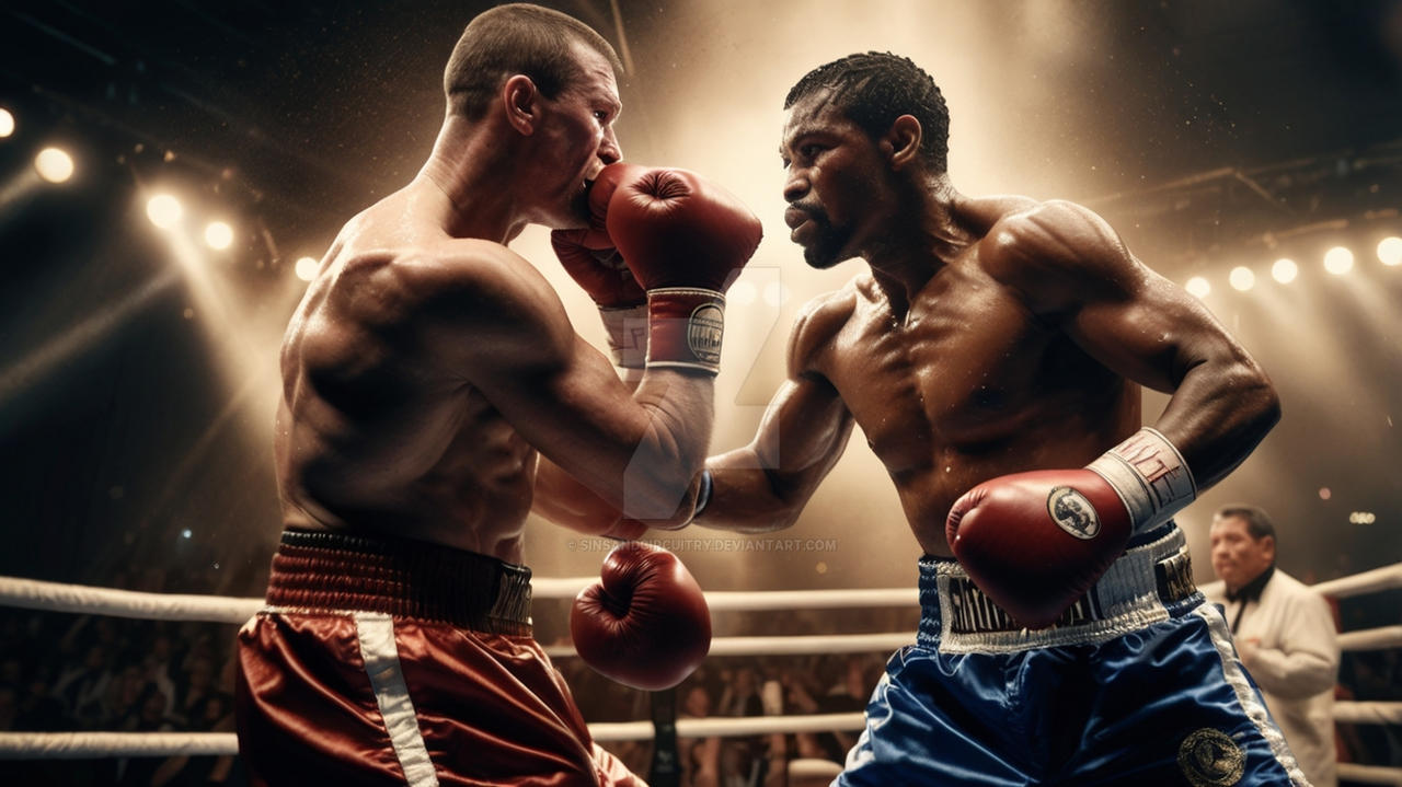 Two legendary boxers squaring off by SinsAndCircuitry on DeviantArt