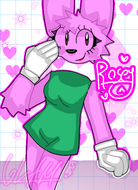 Rosey the Rabbit! by Glamochii on DeviantArt