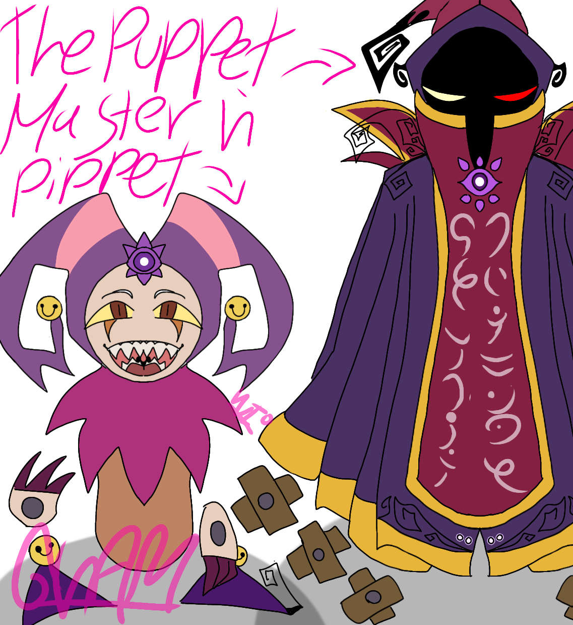 Puppet Master Pyramid The Puppet Master and Pippet Redesigns! by Glamochii on DeviantArt