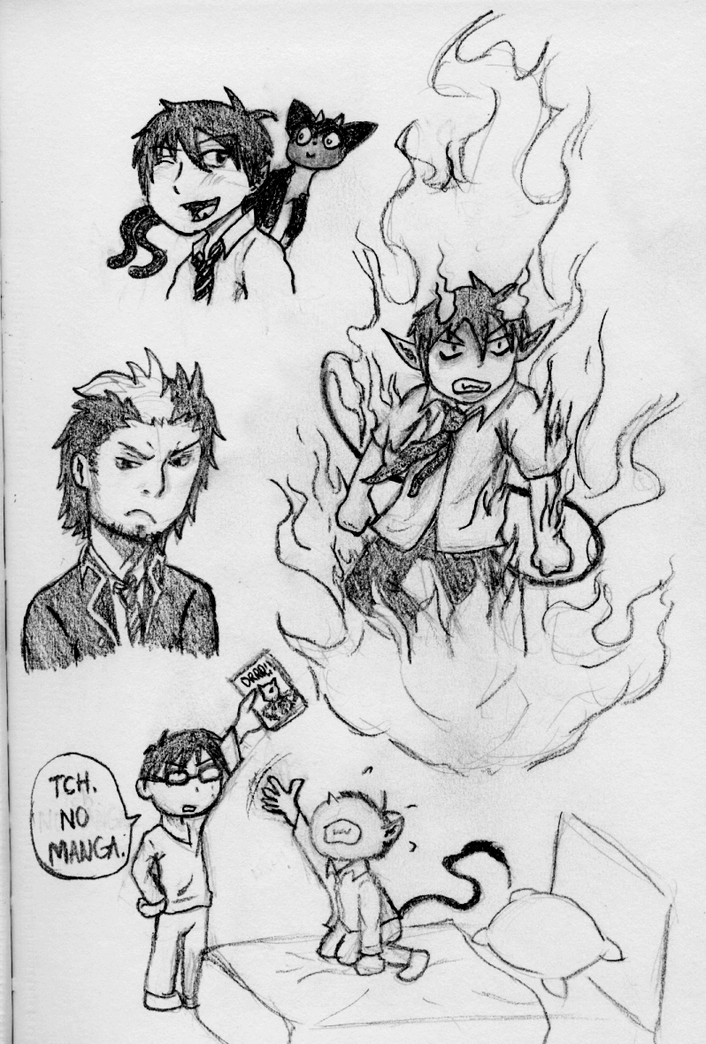 Ao no Exorcist Doodles