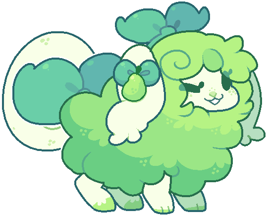 [Custom Flufferbun] - Green Pears