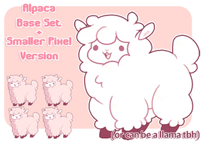 [ BASE ] Alpaca Set + Pixel Set