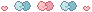 [ Pixel ] cute bow divider - pink and blue