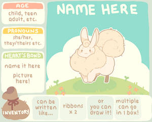 Flufferbun Registration Sheet