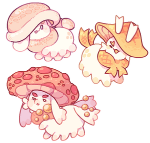 [May Pacapillar Advent] Little Mushroom Villagers!