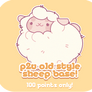 P2U BASE - old blushbun style sheep!