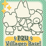 P2U Animal Crossing Villager Base