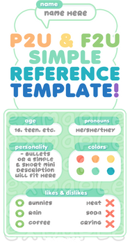 F2U / P2U Simple reference / profile template!