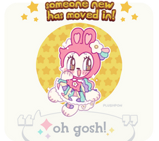 custom paint brush villager: Pastel Rabbit!