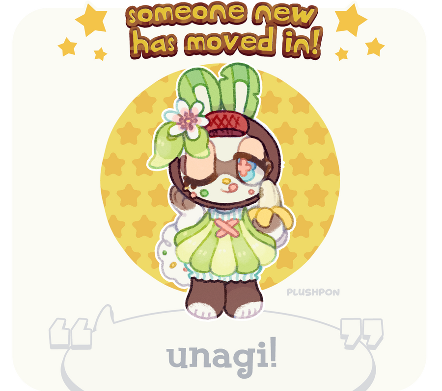 custom paint brush villager: Island Bunny! by plushpon