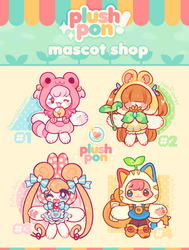 Plushpon Mascot Shop| OPEN on discord!