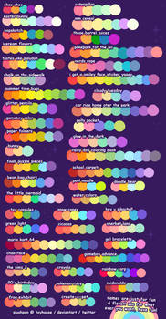 Rainbow Color Palettes