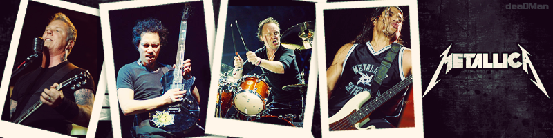 Metallica Polaroid Collage