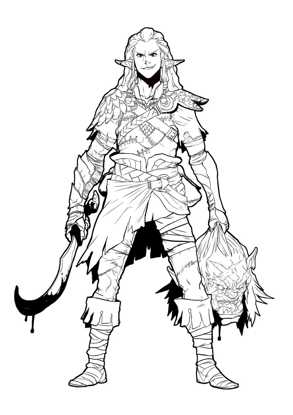 Elf Ranger by loboborges on DeviantArt