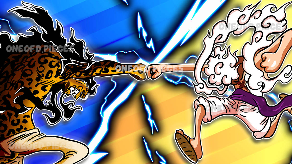 One Piece Luffy vs Lucci Gear 5 (Chapter 1069) by oneofdpieces on