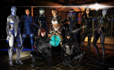 Mass Effect Kick-Ass Girls