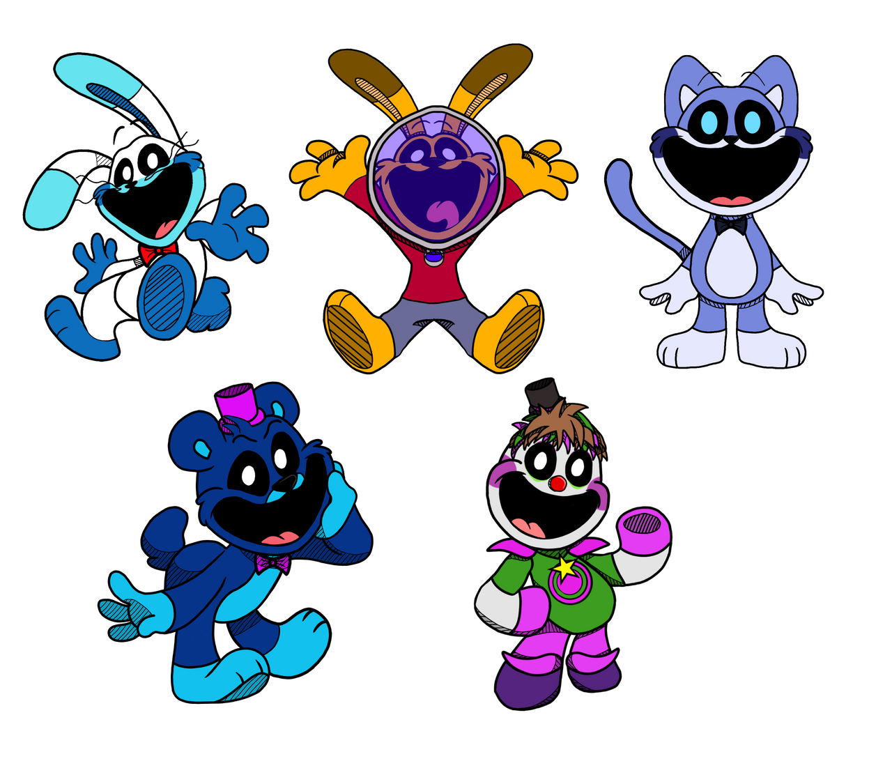 Smiley Critters Raceser Rabbit speed editors in the smiling critters version by FuntimeBonnie77 on ...