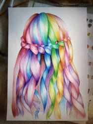 Rainbow hair