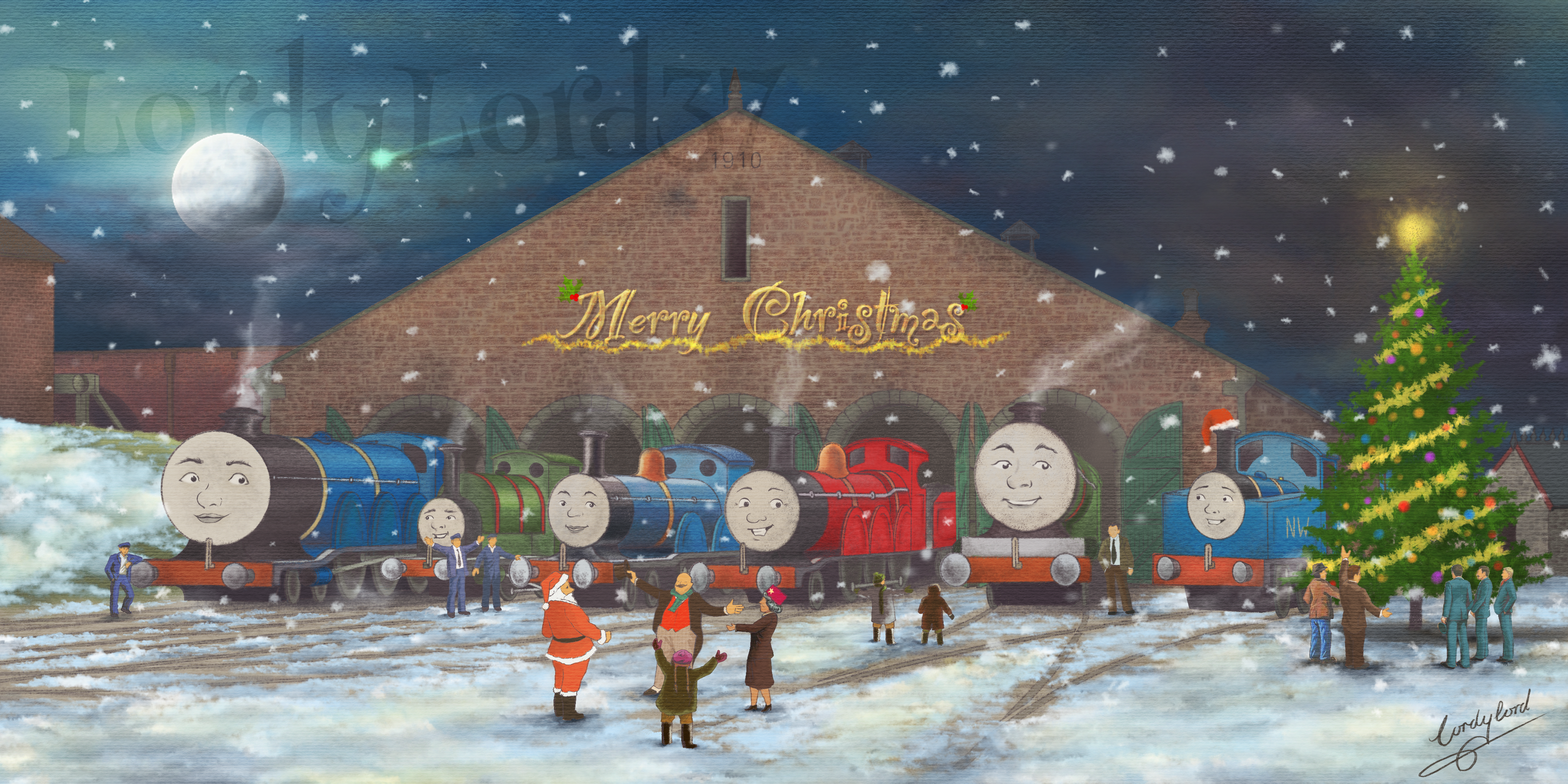 Thomas Christmas Party Middleton Style by LordyLord37 on DeviantArt