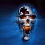 blue skull