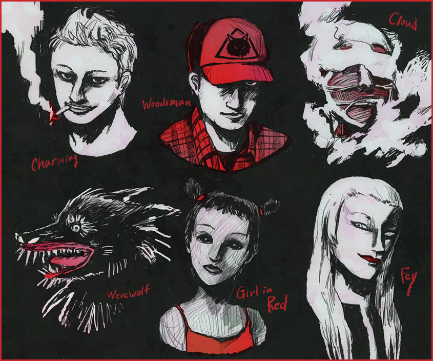 Six Wolves by komeyaiba on DeviantArt