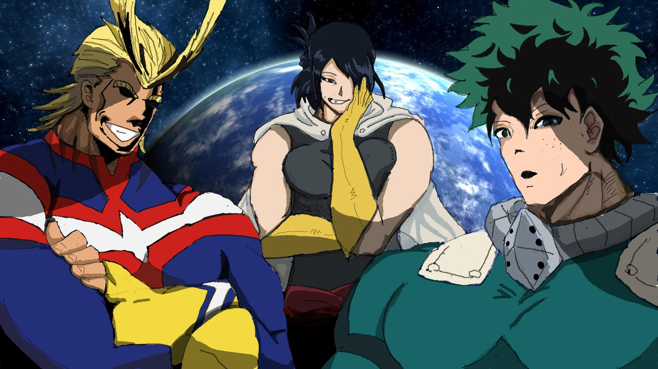 Bnha One For All Awaken Midoriya All Might Nana By Syah97rose On Deviantart Bnha One For All Awaken Midoriya All Might Nana By Syah97rose On Deviantart