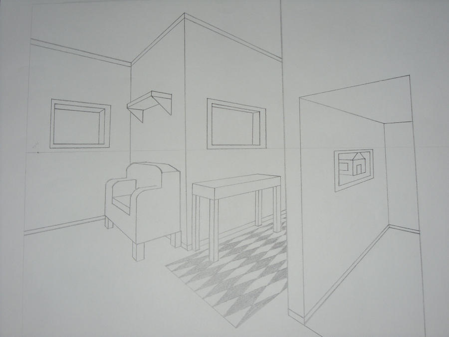 2 Point Perspective Interior By Sethanite On Deviantart