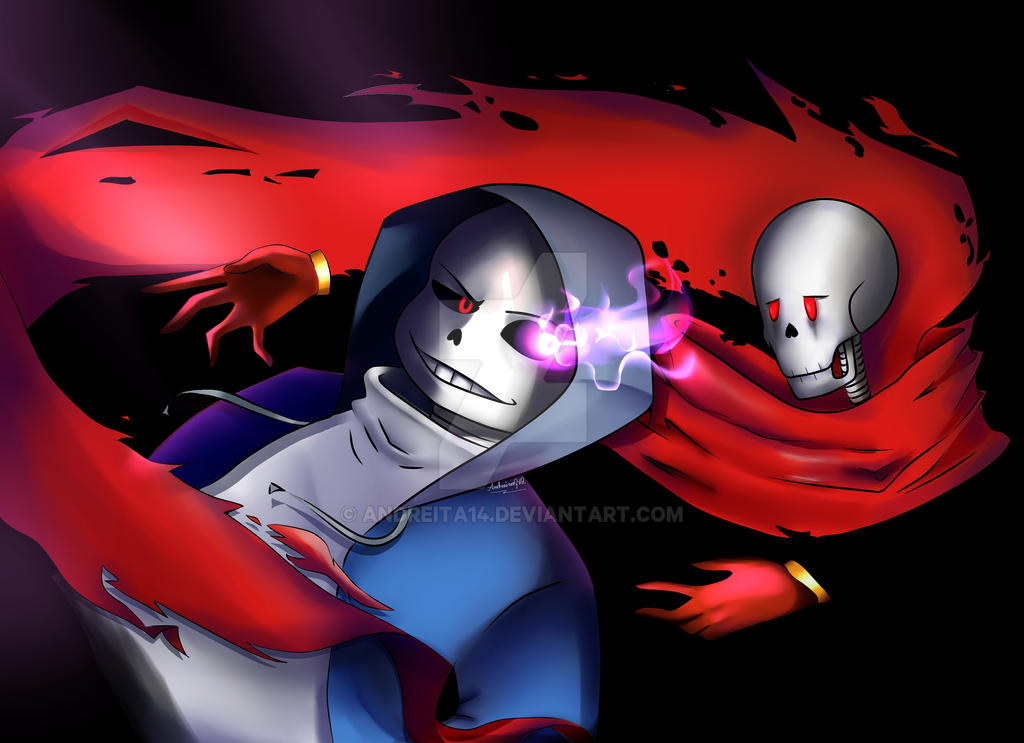 Dust Sans Rig Dust sans by andreita14 on DeviantArt