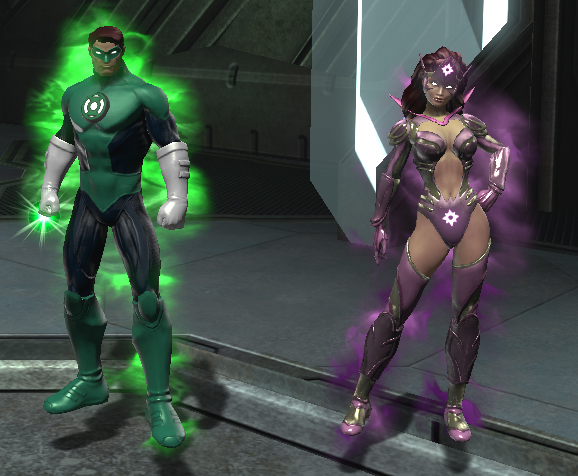 DCUO Hal Jordan and Carol Ferris