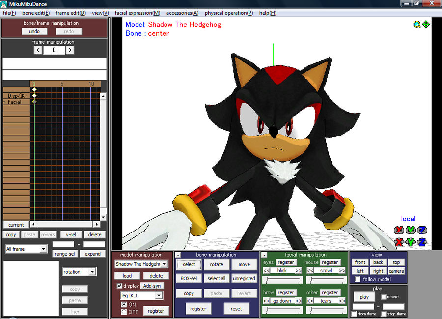 Shadow the hedgehog MMD model by shadowthehedgehog109 on DeviantArt