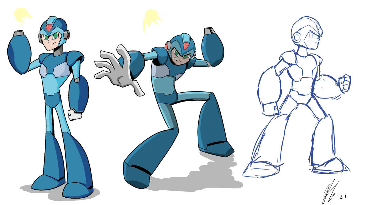 Mega Man X by DeusExMachinaAlert on DeviantArt
