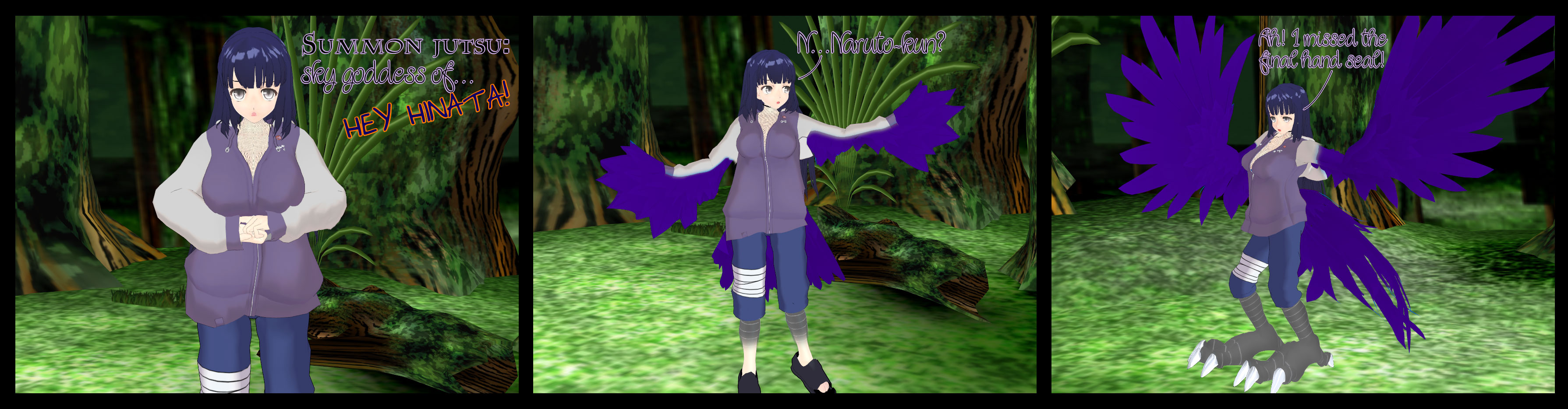 Hinata In Naruto Transformation Jutsu