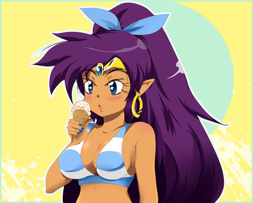 C: Beach Shantae With Color