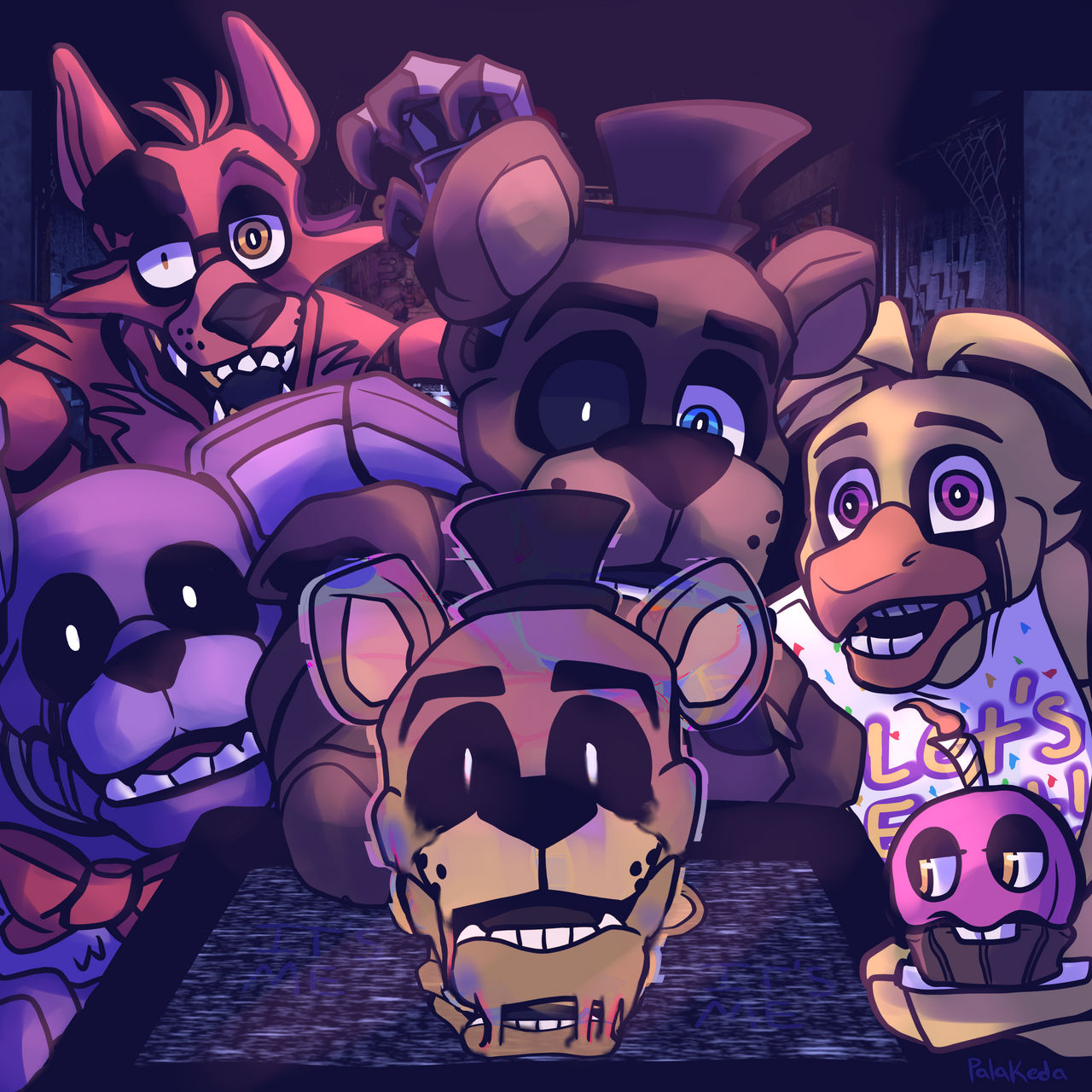 Fanf7 Fnaf 7th anniversary by PalaKeda on DeviantArt