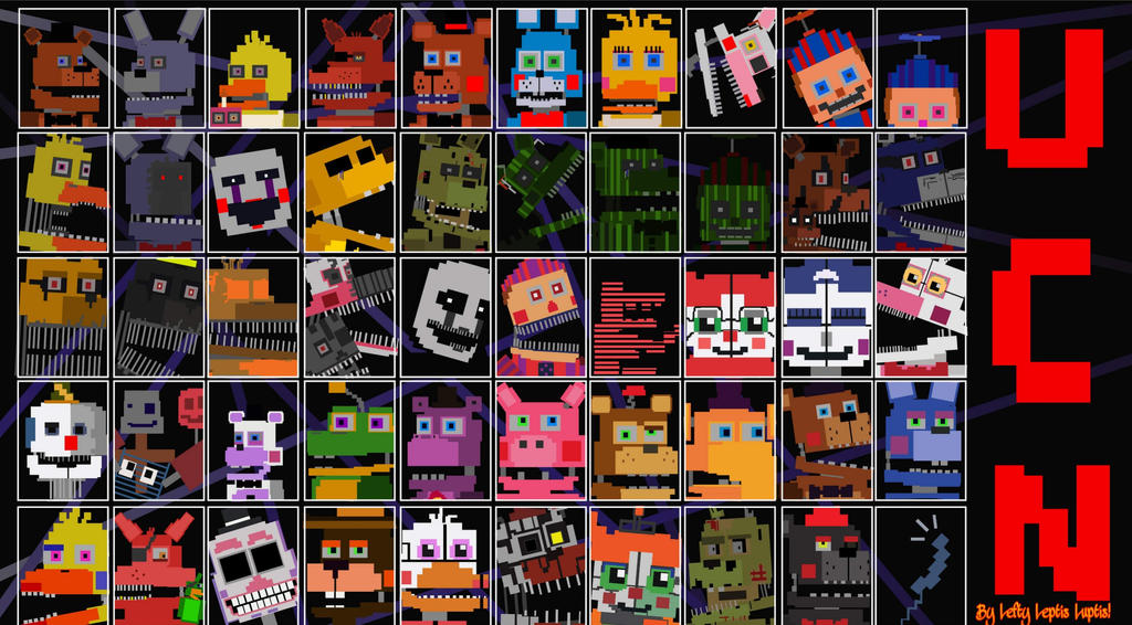 Ultimate Custom Night minigame version. by LeftyLeptisLuptis on DeviantArt